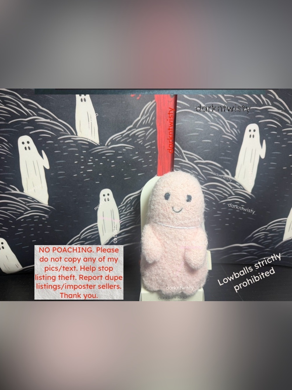 BNWT CUDDLE + KIND BLUSH GHOST DEPT STORE CARDED